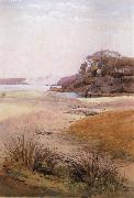 Julian Ashton View of Narth Head,Sydney Harbour 1888 oil painting picture wholesale